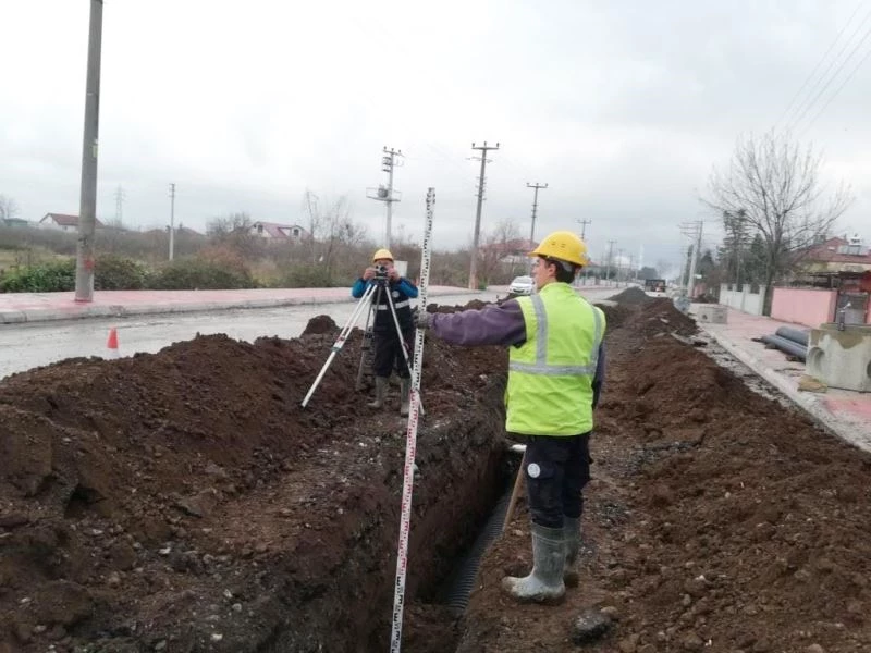 SASKİ, Kuzuluk’ta yağmursuyu hattını yeniliyor
