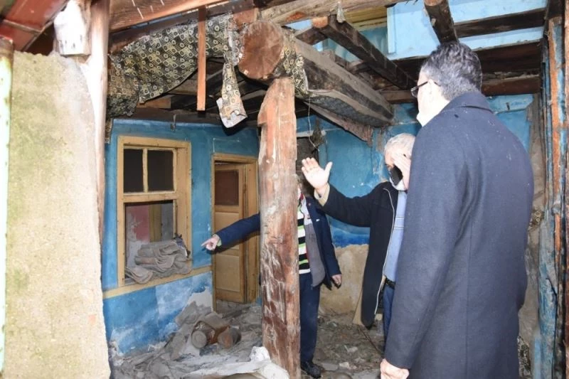 Evi yanan aile, Özel İdaresi Misafirhanesi’nde konuk edilecek
