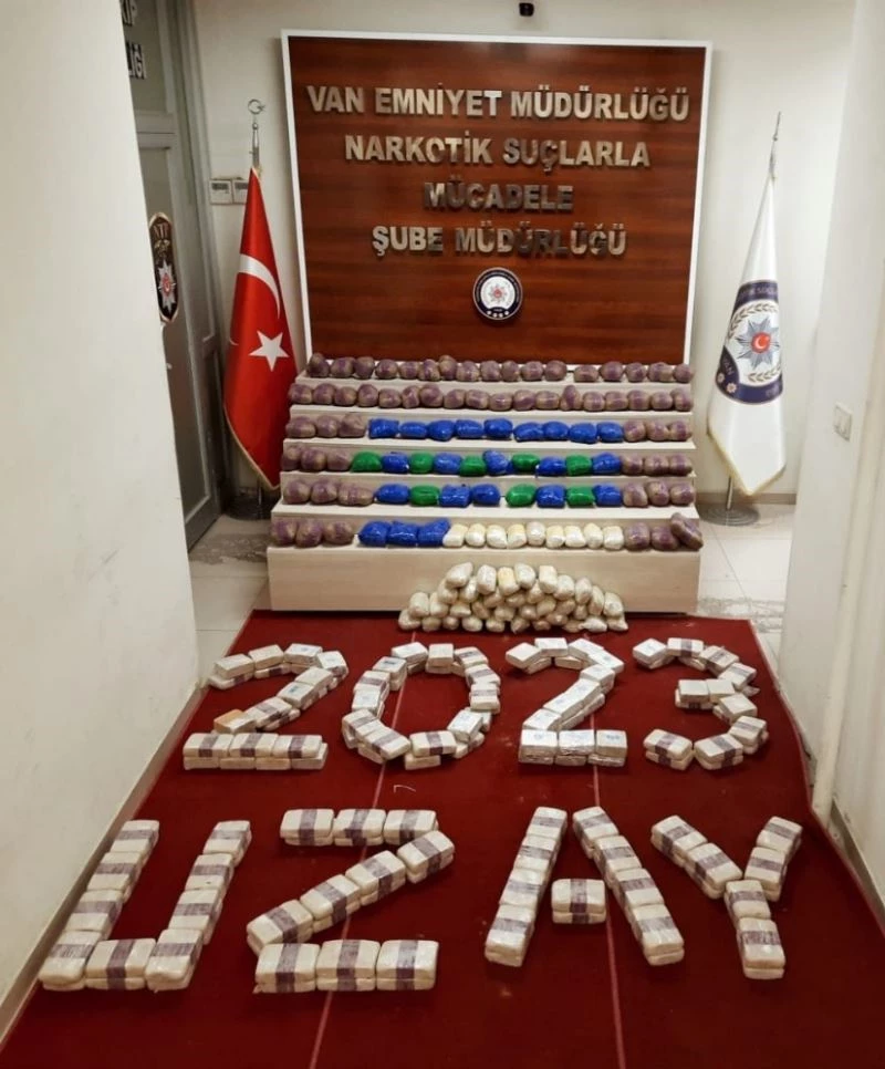 Van’da 246 kilo eroin ele geçirildi
