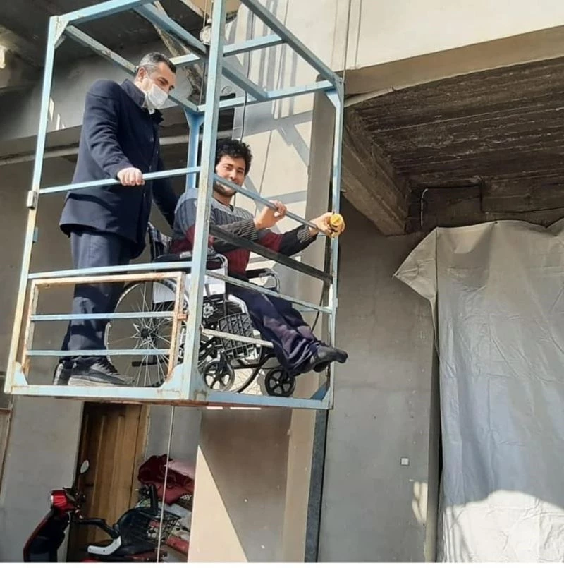 Müftülükten engelli sandalyesi
