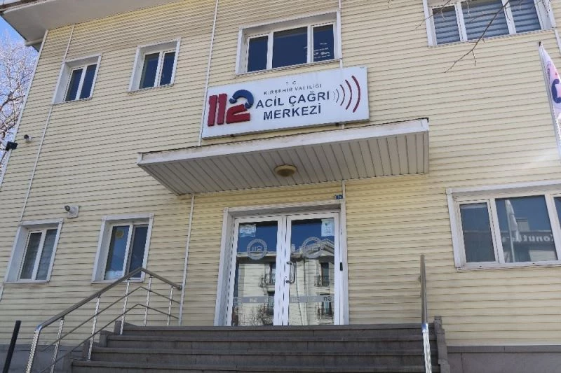 Kırşehir 112 Acil Çağrı Merkezi bir yılda 306 bin 962 çağrı cevapladı
