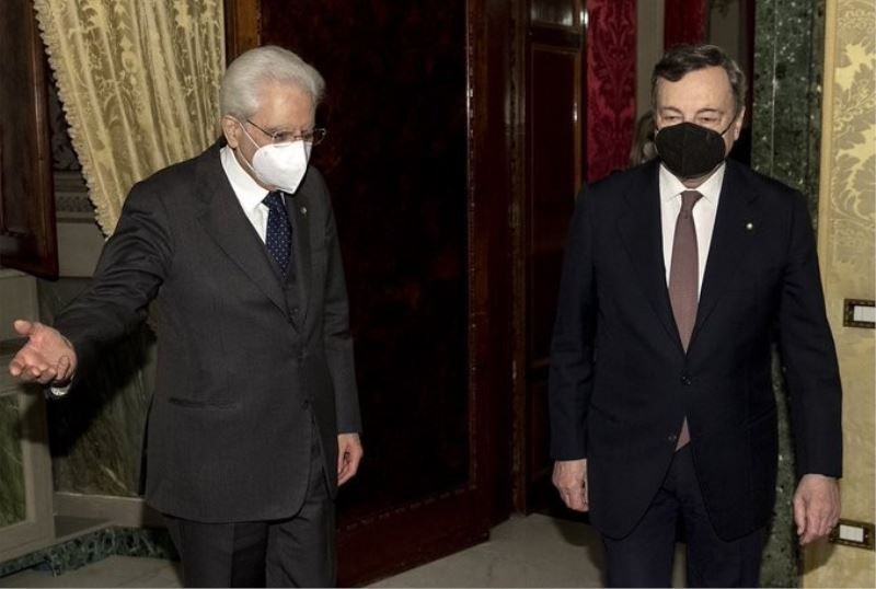 İtalya’da Draghi, kabinesini Cumhurbaşkanı’na sundu

