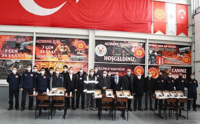 İtfaiyede eğitim bitmiyor
