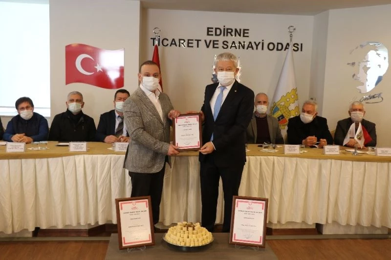 ‘Edirne badem ezmesi’ Coğrafi Tescil Belgesi işaretini aldı
