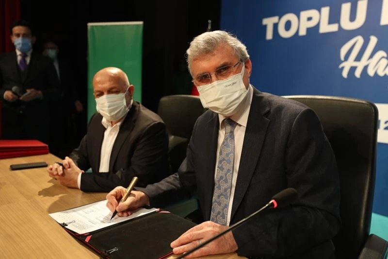 Büyükşehirde toplu iş sözleşmesi çalışanı sevindirdi
