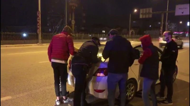 Kısıtlamayı delen gençler sert kayaya tosladı
