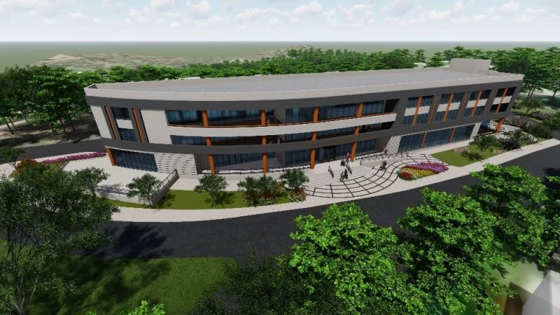 Ayvalık’ta Cihan Şişman Yaşlı Bakımevi için hafriyat çalışmaları başladı
