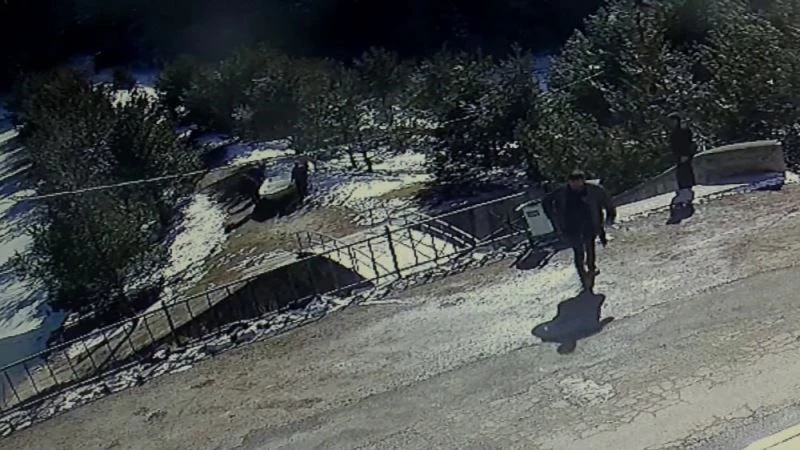 Bolu’da donmuş göle düşen köpeği kurtarmak için seferber oldular
