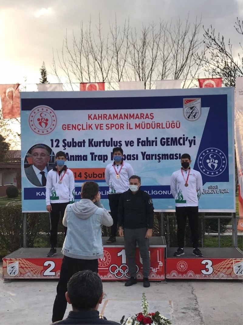 Trap atışları gençler kategorisinde şampiyon Kırşehir’den
