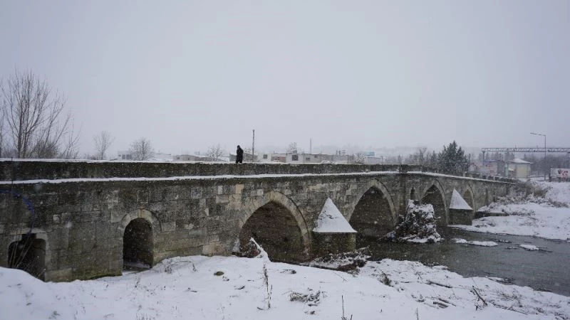 Lüleburgaz’da unutulmaz kar manzaraları
