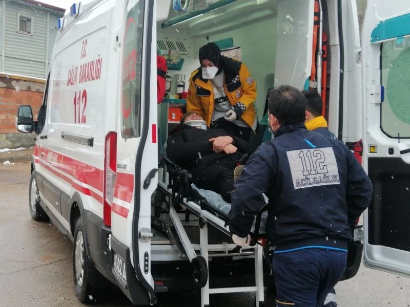 Kazanın şoku ve baba korkusuyla tir tir titredi
