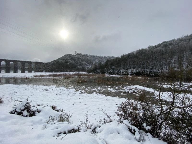 Kar yağışı sonrası Alibey Barajı doluluk oranı yüzde 50’yi geçti

