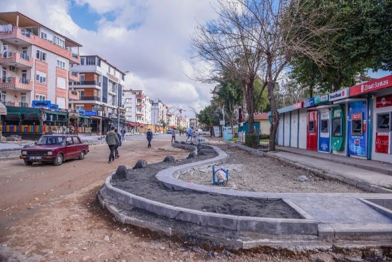 Kafeler Caddesi birinci etabın sonuna gelindi
