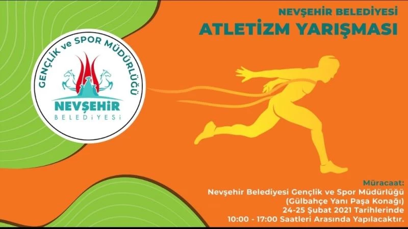 Geleceğin milli atletleri Nevşehir’de yetişecek
