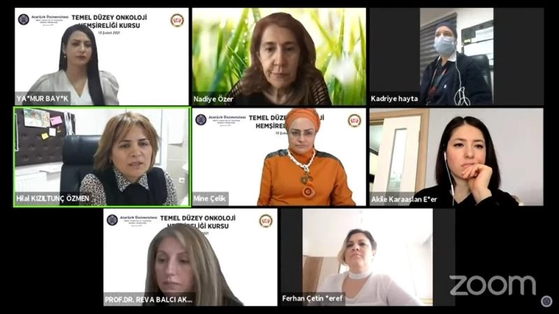 Çevrimiçi temel düzey Onkoloji Hemşireliği kursları tamamlandı
