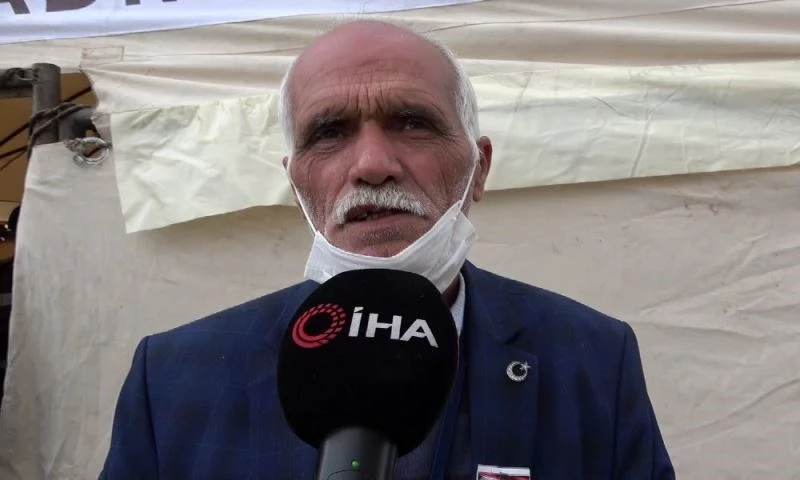 Şehit polisin babası 