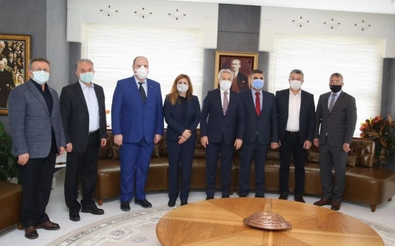 Bulgaristan Hak ve Özgürlükler Hareketi’nden Başkan Erdem’e ziyaret
