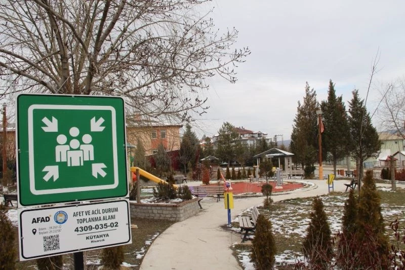 Hisarcık’ta deprem sonrası toplanma alanları belirlendi
