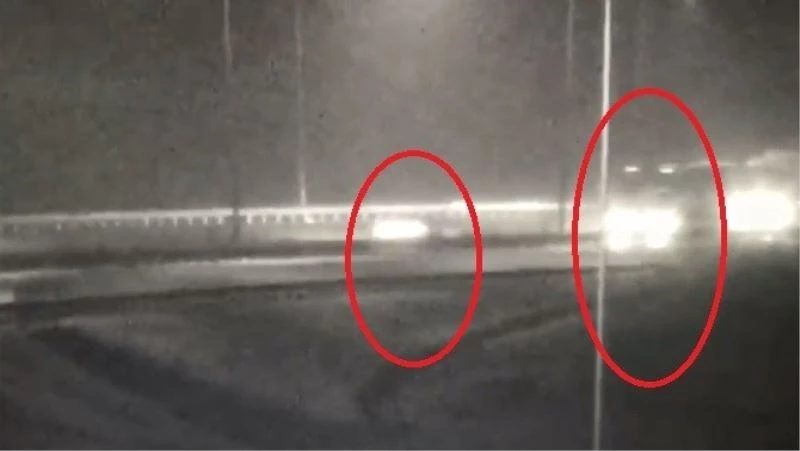 Otobandaki ters şerit faciası kamerada
