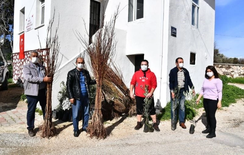 2021 yılının ilk fidanları üreticiyle buluştu
