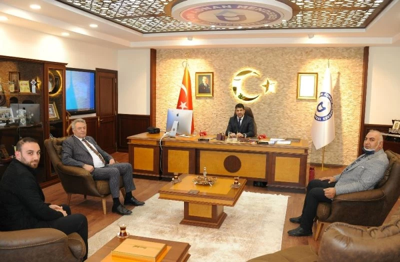 Son Başbakan Binali Yıldırım’ın Başdanışmanı Atılgan, Rektör Aldemir ile görüştü
