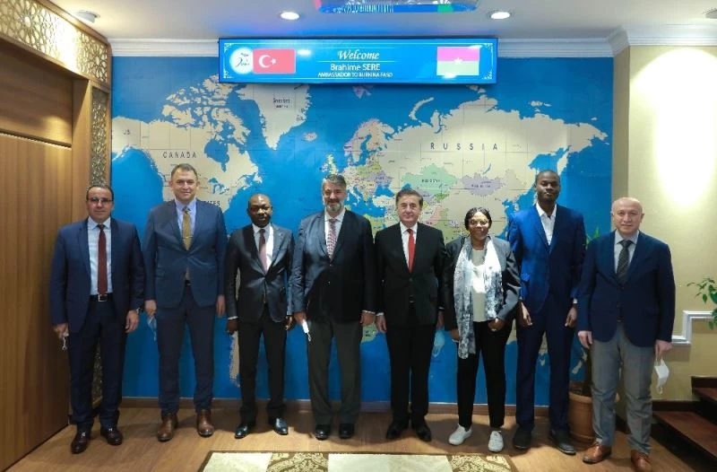 Burkina Faso Ankara Büyükelçisi’nden KBÜ ziyareti
