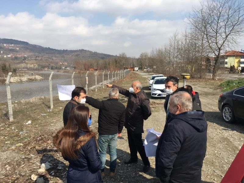 Bozkurt yeni yapılacak olan köprüyü yerinde inceledi
