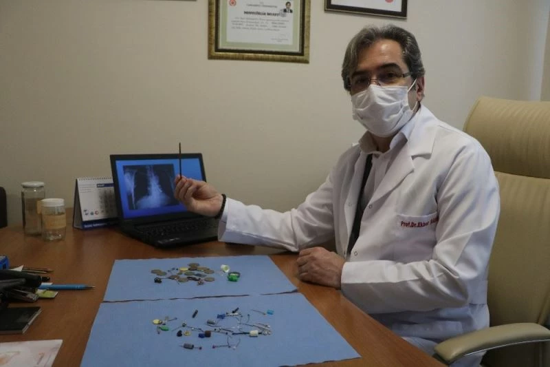 Hepsi insan vücudundan çıkartıldı, çividen jetona kadar her şey var
