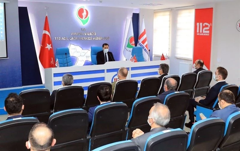 Vali Masatlı: “Vaka ortalamaları yüksek illere komşu olmamız Amasya’yı olumsuz yönde etkilemekte”
