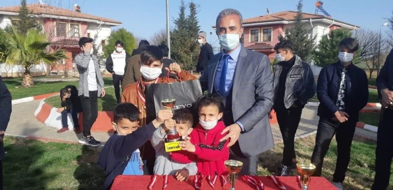 Bakım altındaki çocuklar turnuvaya katıldı
