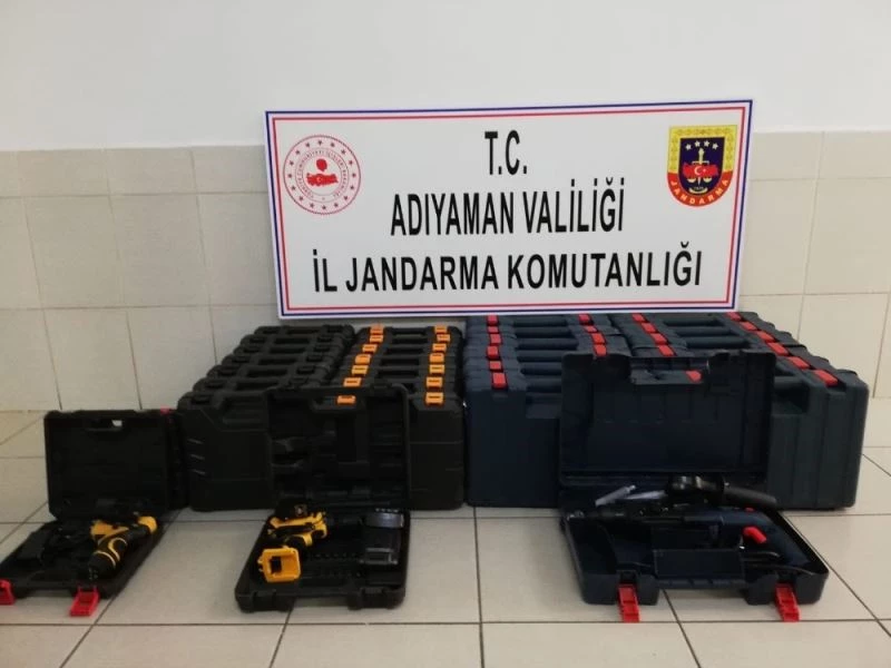 Adıyaman’da faturasız 30 adet matkap ele geçirildi
