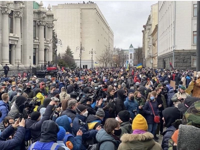Ukrayna’da aktiviste verilen hapis cezası protestoları devam ediyor

