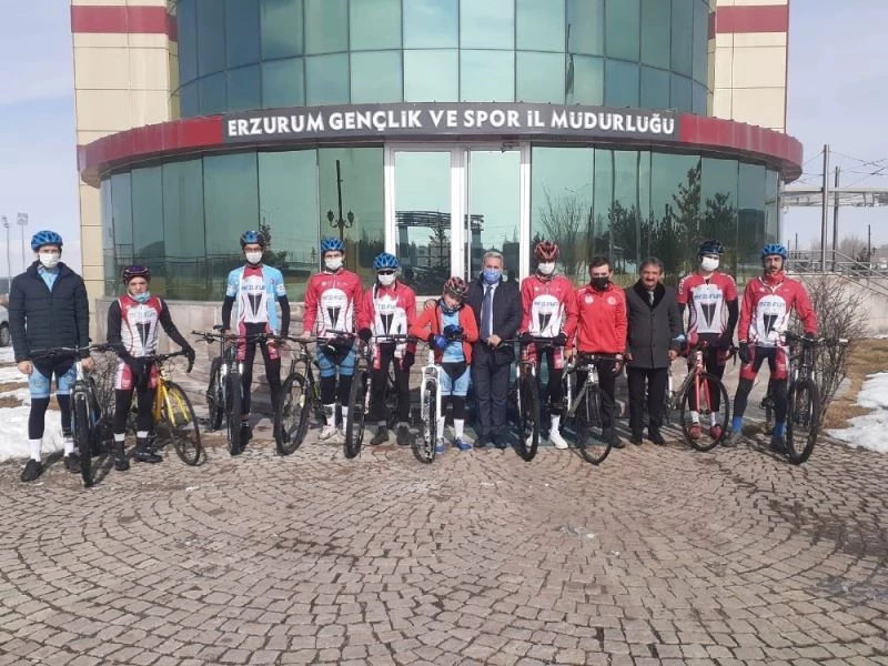 Bisikletçilerden kamp teşekkürü
