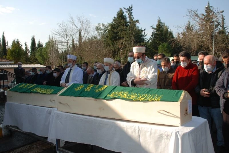 Sele kapılan damat ve kayınpedere son görev
