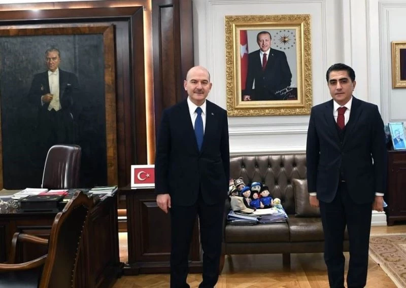 Gülşehir Belediye Başkanı Çiftçi, İçişleri Bakanı Soylu ile görüştü

