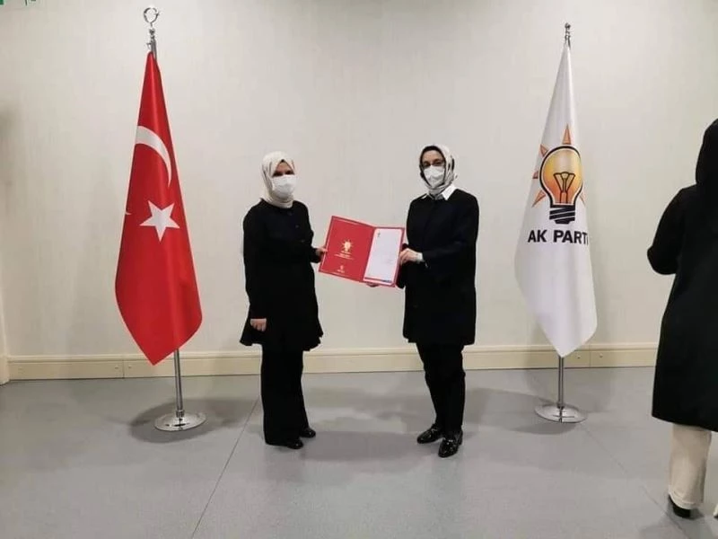 Ak Parti Çan Kadın Kolları Başkanlığına Kadriye Kocaman atandı
