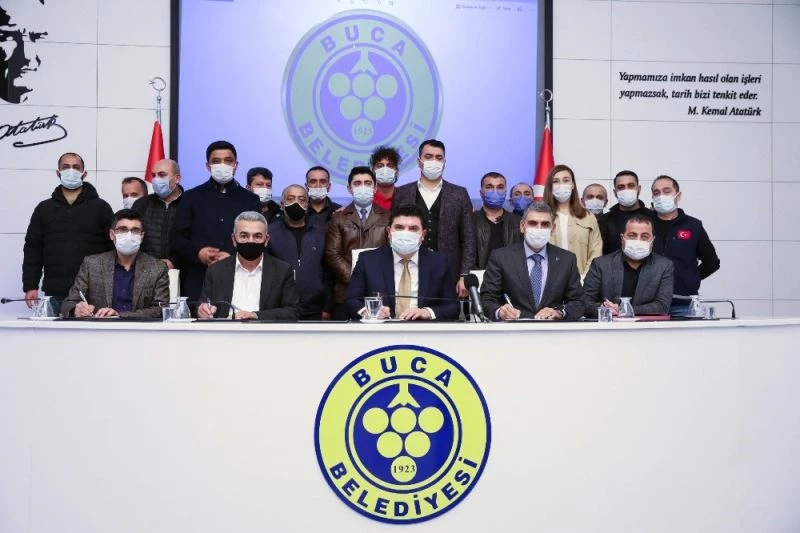 Buca Belediyesinde TİS imzaları atıldı
