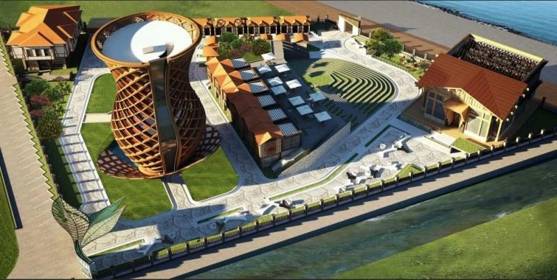 29 metrelik çay bardağı Rize’nin vitrini olacak
