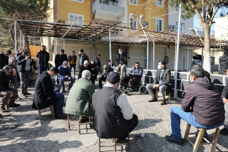 Kaymakam Beşikci vatandaşlarla bir araya geldi
