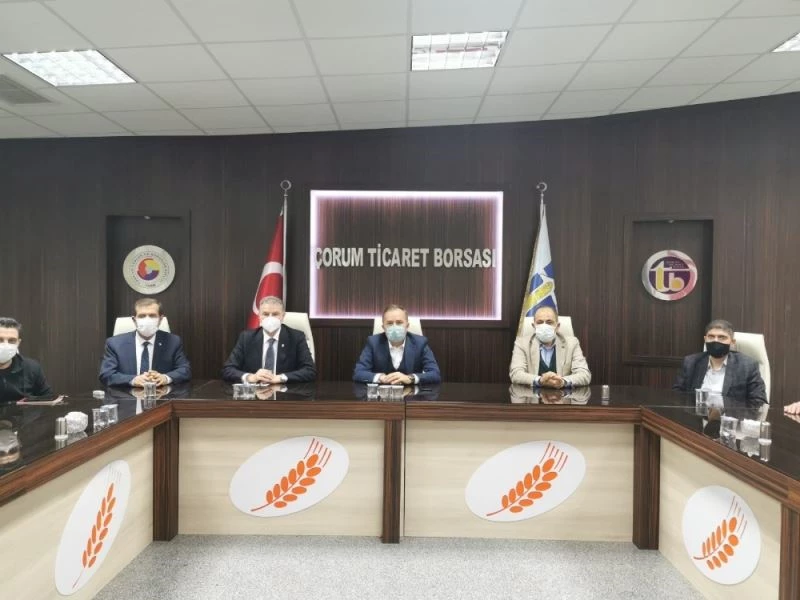 Çorum tarımı genel müdürlerin katılımı ile masa yatırıldı
