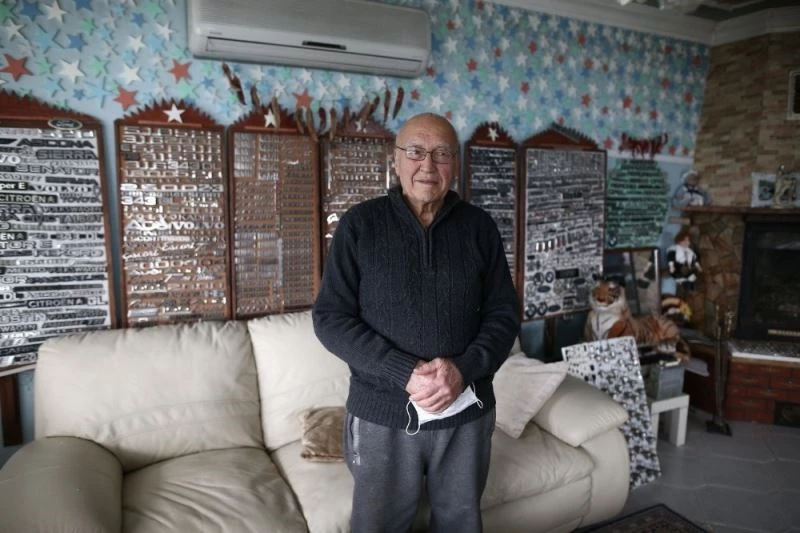 (Özel) 79 yaşındaki gurbetçiden ilginç koleksiyon
