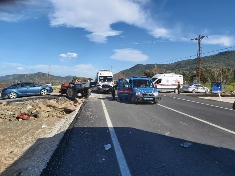 Tire-Belevi yolunda feci kaza: 2 yaralı
