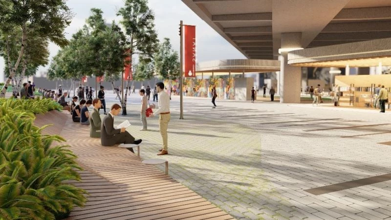 Mecidiyeköy meydanı yenileniyor
