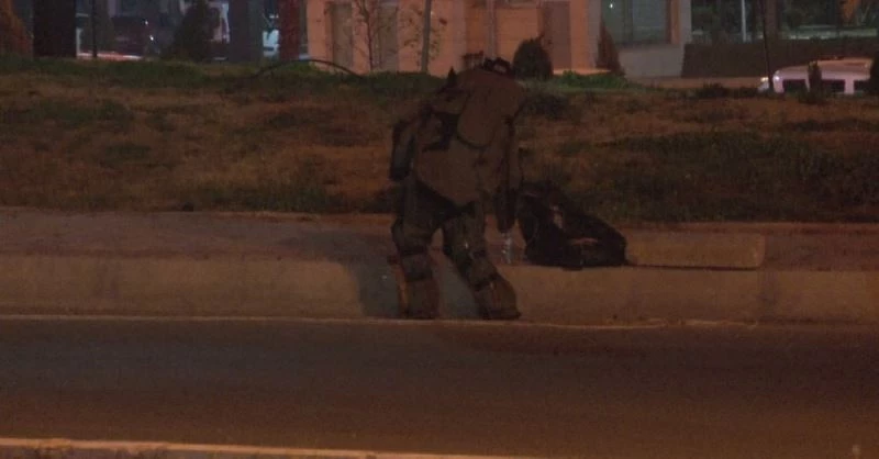 Siyah torbalar polisi harekete geçirdi