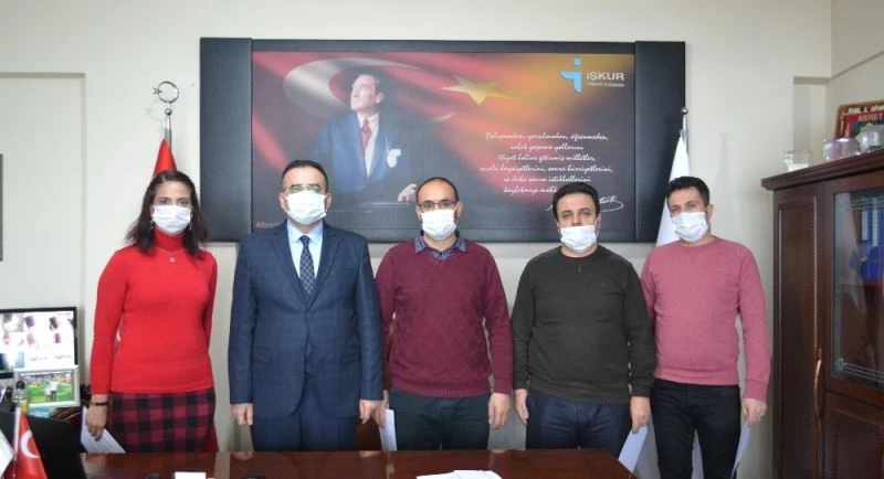 İş-Kur personeline takdirname
