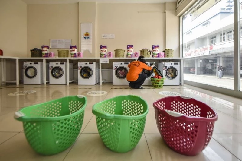 Çamaşırhaneye ihtiyaç sahiplerinden yoğun talep
