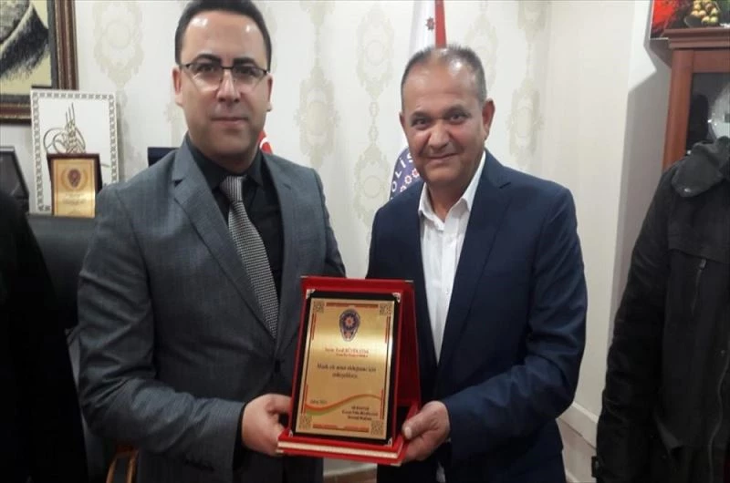 Kök hücre bağışında bulunan İlçe Emniyet Müdürü Büyükatak