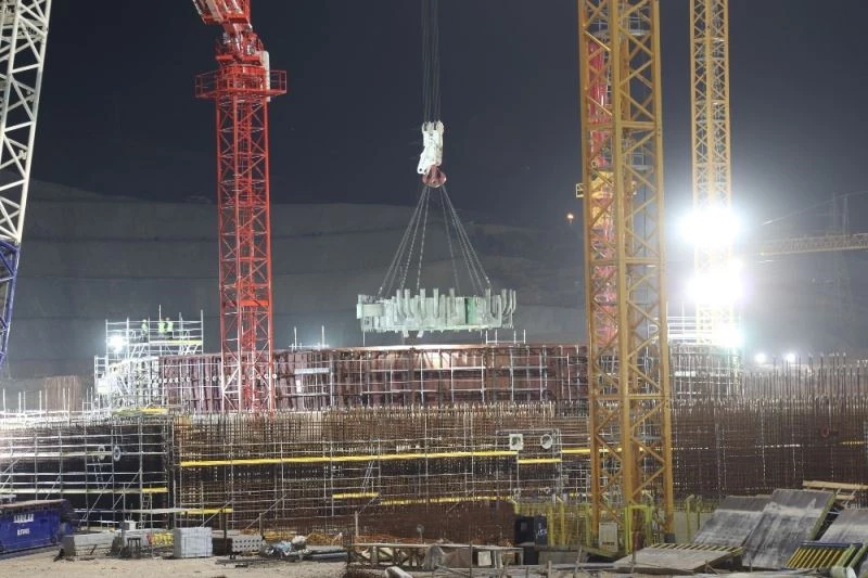 Akkuyu NGS’de ikinci ünitenin konsol kirişinin montajı tamamlandı
