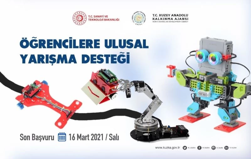 KUZKA’dan öğrencilere ulusal yarışma desteği
