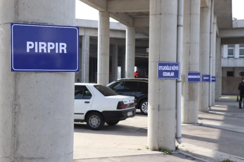 İlçe araçlarına terminalde yer gösterildi
